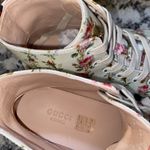 Gucci  Women's Major Blind For Love Rose Print Satin High Top Sneakers Photo 10