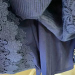 City Chic NWTs Navy Blue Scalloped Lace Dress Size XL Photo 7