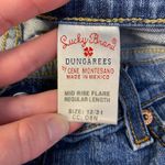 Lucky Brand Vintage Dungarees Womens Size 12 Blue Streetwear Y2K Photo 2