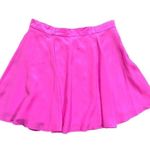 Yumi Kim NWT Cara Skirt Neon Pink 100% silk sz L Photo 2