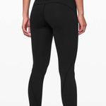 Lululemon In Movement Crop 23” Black Fast Drying Crop Leggings Everlux Fabric. Photo 4