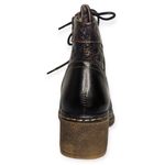 Spring Step L'Artiste Fallinluv Leather Lace-Up Boots Metallic Black 36 / 5.5-6 Photo 3