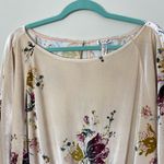 Free People #139 babe floral velvet bodysuit Photo 4