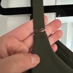 Athleta  Elation V-neck Hybrid Midi Active Dress in Olive Green Photo 7