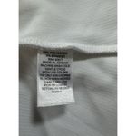 Worthington Women Top 1X White Crop Cutout Twist Fitted Short Sleeve Photo 2