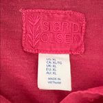 Sigrid Olsen  Women's Pink Button-Up Linen Shirt Size XL Photo 5