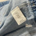 Chelsea and Violet Embroidered Distressed Denim Jacket oversized XS Photo 6