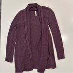 RVCA Knit Plum/ Purple Cardigan Sweater Size Small Photo 1