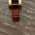 Anne Klein  Gold Plated Rhinestone Bling Watch Water Resistant Logo Face 7” Dress Photo 6