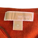Michael Kors Women's Orange Full-Zip Sweater - Size Medium Photo 1