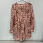 Avec Les Filles  Geometric Print Long Sleeve Romper Size Medium EUC Photo 6