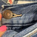 Levi's High-Waisted Cropped Wide Leg Tie-Waisted Chambray Jeans Photo 3