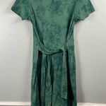 Pact Mineral Camo Green Tie-Dye T-Shirt Short Sleeve Dress Size XL Photo 0