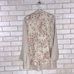 Sachin + Babi for Ankasa Silk Beaded Beige and Floral Print Tunic Top Size XS Photo 4