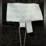 Hill House NWT  The‎ Emily Nap Smocked Black Maxi Dress Crushed Taffeta Size XS Photo 5