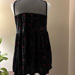 Volcom  Black and Red Floral Sleeveless Top Size M Photo 7