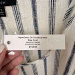 Drew Anthropologie Women’s Linen Blend Striped Tank Top Size Small Photo 9