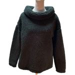 A New Day NWT Forest Green Long Sleeve Cowl Neck Fleece Pullover Top Size Small Photo 1