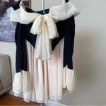 House Of CB  'Alana' Black &‎ Cream Off Shoulder Dress NWOT size L Taller Photo 7