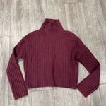 Open Edit Elegant Plum Cowl Neck Sweater Photo 3