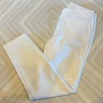 Ecru  Women’s White Pull-Up Pants - Size 4 Photo 0