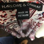 Harlowe $ Graham Harlowe & Graham Kimono Printed Open Front Photo 7