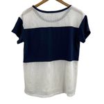 LA Made  Mesh Blue White Short Sleeve Shirt Large estimated Photo 12