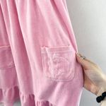 Juicy Couture  Y2K Smocked Terrycloth Babydoll Dress Small Pink Puff Sleeve Photo 4