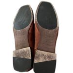 Frye Claire Ballet Flat Leather Cognac Cabrast color brown size 8.5 fits 9 Photo 10