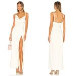 Camila Coelho  Reyna Maxi Dress In Pearl White Photo 1