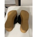 Italian Shoemakers  Wedge Sandals Blue Strap Size 7 M Made in Italy Photo 11