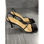 Womens 8.5 M Galvin Heeled Sandal Straps Black Block Heel Square Toe S Photo 1