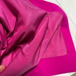 Theia off the shoulder Hot Pink Magenta column dress size 10 Photo 6