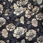 Nasty Gal  Black and Cream Floral Blouse Photo 2