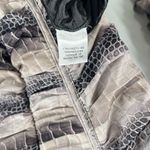 Torn By Ronny Kobo Dress Size Medium Bodycon Ruched Mini Long Sleeve Reptile Photo 13