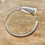 Kendra Scott NWT Mavis Silver Cuff Bracelet in Mint Kyocera Opal RARE Photo 4