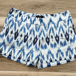 Drew Anthropologie  White and Blue Shorts Women’s 6 Photo 0