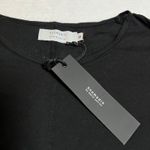 Knomadik by Daniel Patrick Crewneck Tunic Top Size Small NEW Cotton Minimalist Black Photo 3