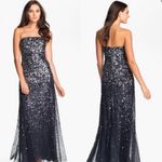 Adrianna Papell NWT  Beaded Maxi Gown Dress size 4 Photo 1