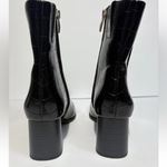 Nordstrom Rack Normandy Women’s Sz 6 M Black Croc Print Block Heel Ankle Boot Photo 5