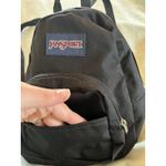 Jansport  Half Pint Mini Backpack Day Bag for Travel Black Back To School Fun EUC Photo 3