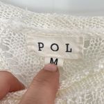 POL  Women's Ivory Textured Loose Knit High Low Hem Pullover Sweater‎ Size Medium Photo 7