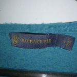 Outback Red  S Coquette Turquoise Wool Babydoll Sweater Photo 2