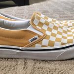 Vans Yellow Checkered Slip Ons Photo 0