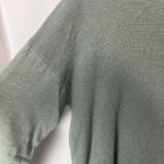 Parker Adyson  Womens 1X Aqua Green Blue Tunic VNeck Sweater Minimalist Cozy Soft Photo 6