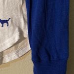 PINK - Victoria's Secret Victoria’s Secret Pink Royal Blue & White Long Sleeve Shirt Women Size Small Photo 1