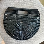 Cult Gaia  Acrylic Ark Top Handle Bag in Black Photo 2