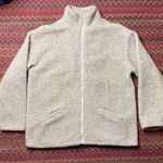 VINTAGE OATMEAL ZIP UP FLEECE SHERPA Tan Photo 0