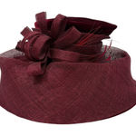 Peter Bettley New! Red straw fascinator dress hat Photo 0