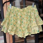 Aerie  rock n ruffle mini skirt skort shorts lace tiered loveshackfancy floral Photo 1